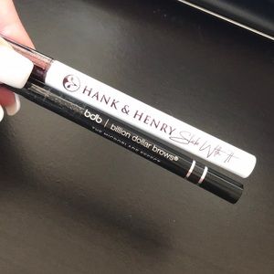 hank & henry eyeliner/ bdb brow pen
